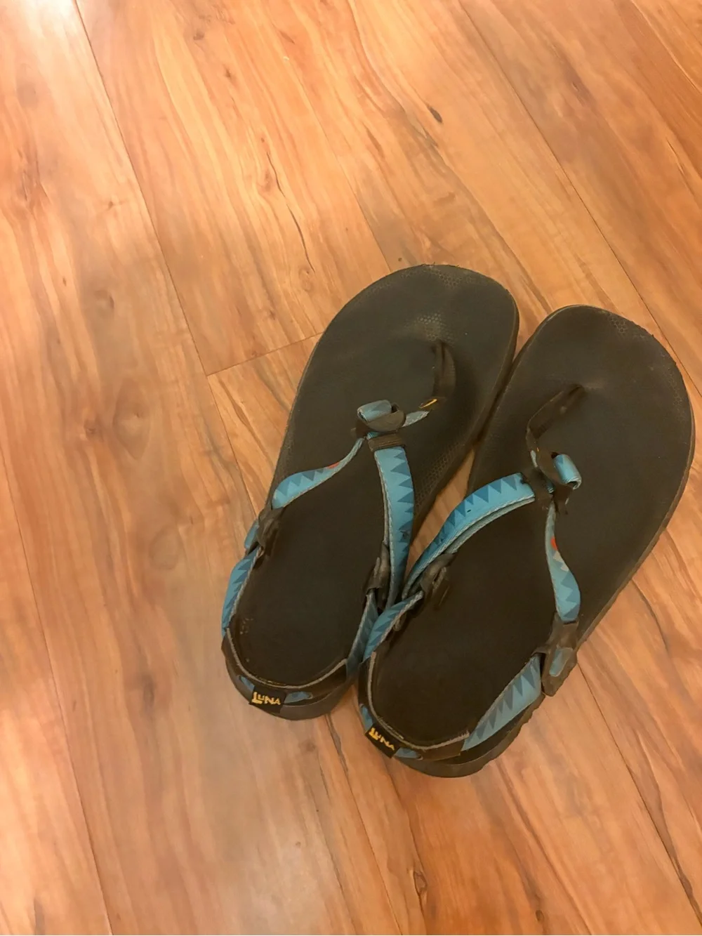 LUNA Teal Patterned Women's Sandal